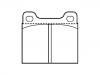 Plaquettes de frein Brake Pad Set:001 420 06 20