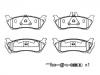 Bremsbelagsatz, Scheibenbremse Brake Pad Set:163 420 14 20