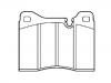 Bremsbelagsatz, Scheibenbremse Brake Pad Set:34 11 1 158 360