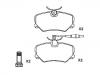 Bremsbelagsatz, Scheibenbremse Brake Pad Set:4250.55