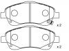 Plaquettes de frein Brake Pad Set:04465-05130