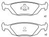 Plaquettes de frein Brake Pad Set:41 96 317