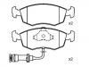 刹车片 Brake Pad Set:1 632 792