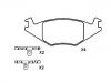 Bremsbelagsatz, Scheibenbremse Brake Pad Set:191 698 151 F