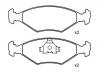 тормозная кладка Brake Pad Set:5882984