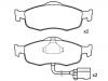 Bremsbelagsatz, Scheibenbremse Brake Pad Set:1 022 079