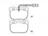 Pastillas de freno Brake Pad Set:RTC6781