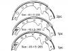 Zapata de freno Brake Shoe Set:5-88455-003-0