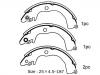 Kit mâchoire de frein Brake Shoe Set:NR4034