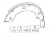 Bremsbackensatz Brake Shoe Set:K1244