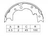 Zapata de freno Brake Shoe Set:S4653-01260