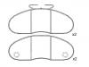 Bremsbelagsatz, Scheibenbremse Brake Pad Set:631 420 00 20