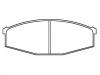 Bremsbelagsatz, Scheibenbremse Brake Pad Set:41060-C7125