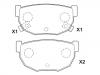 Bremsbelagsatz, Scheibenbremse Brake Pad Set:44060-35F90