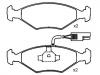 Bremsbelagsatz, Scheibenbremse Brake Pad Set:5 882 985