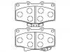 Bremsbelagsatz, Scheibenbremse Brake Pad Set:04465-35140