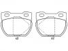 Bremsbelagsatz, Scheibenbremse Brake Pad Set:SFP000280