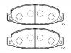 Bremsbelagsatz, Scheibenbremse Brake Pad Set:MB 295 692