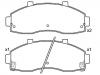 тормозная кладка Brake Pad Set:0K72A-33-28Z