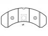 Plaquettes de frein Brake Pad Set:8 284 000 224