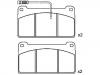 Bremsbelagsatz, Scheibenbremse Brake Pad Set:001 420 90 20