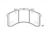 Bremsbelagsatz, Scheibenbremse Brake Pad Set:190 6191