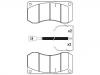 Bremsbelagsatz, Scheibenbremse Brake Pad Set:5001 829 545