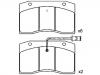 Bremsbelagsatz, Scheibenbremse Brake Pad Set:9316 1314