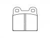 Bremsbelagsatz, Scheibenbremse Brake Pad Set:89 61 856