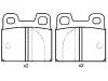 Plaquettes de frein Brake Pad Set:0060 724 237