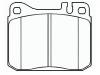 刹车片 Brake Pad Set:001 586 18 42