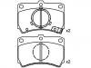 Bremsbelagsatz, Scheibenbremse Brake Pad Set:BG35-49-28ZA