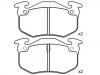 Bremsbelagsatz, Scheibenbremse Brake Pad Set:4250.42