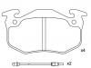 тормозная кладка Brake Pad Set:77 01 202 213