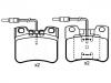 тормозная кладка Brake Pad Set:95 619 549