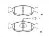 Plaquettes de frein Brake Pad Set:4251.03