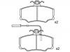 Plaquettes de frein Brake Pad Set:180945