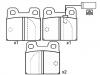 Bremsbelagsatz, Scheibenbremse Brake Pad Set:0060 760 092