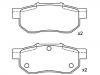 Bremsbelagsatz, Scheibenbremse Brake Pad Set:43022-SR3-G02