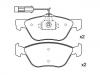 Bremsbelagsatz, Scheibenbremse Brake Pad Set:0060 717 131 43