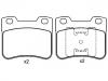 тормозная кладка Brake Pad Set:181150