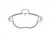 Plaquettes de frein Brake Pad Set:4251.33