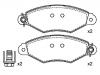 Pastillas de freno Brake Pad Set:4251.69