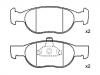 Bremsbelagsatz, Scheibenbremse Brake Pad Set:9 947 934