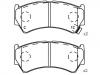 Pastillas de freno Brake Pad Set:55810-64G00