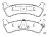 Plaquettes de frein Brake Pad Set:2L2Z-2200-BA