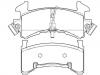 Bremsbelagsatz, Scheibenbremse Brake Pad Set:01155444