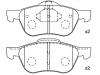 Bremsbelagsatz, Scheibenbremse Brake Pad Set:41060-9F525