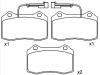 Pastillas de freno Brake Pad Set:7 736 222 7