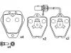 刹车片 Brake Pad Set:4B0 698 151 C